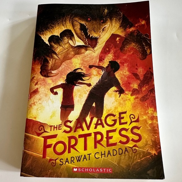 Scholastic Other - The Savage Fortress by Sarwat Chadda Book